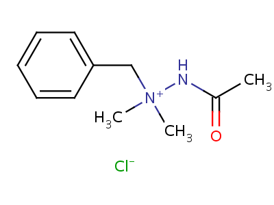 15942-30-0;34025-17-7  2-acetyl-1-benzyl-1,1-dimethylhydrazinium