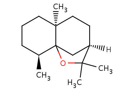 20053-66-1  (3R,5aS,9R,9aS)-2,2,5a,9-tetramethyloctahydro-2H-3,9a-methano-1-benzoxepine