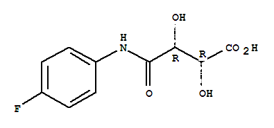 206761-65-1  (2R,3R)-4-[(4-fluorophenyl)amino]-2,3-dihydroxy-4-oxobutanoic acid