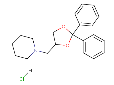 21216-76-2  1-[(2,2-diphenyl-1,3-dioxolan-4-yl)methyl]piperidine