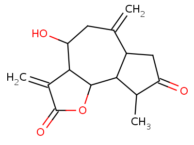 22489-66-3  (3aR,4S,6aR,9S,9aR,9bR)-4-hydroxy-9-methyl-3,6-dimethylideneoctahydroazuleno[4,5-b]furan-2,8(3H,4H)-dione