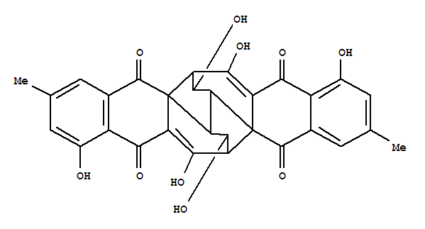 23537-16-8  (14S,28S)-8,10,14,23,25,28-hexahydroxy-6,21-dimethyloctacyclo[14.11.1.0~2,11~.0~2,15~.0~4,9~.0~13,17~.0~17,26~.0~19,24~]octacosa-4,6,8,10,19,21,23,25-octaene-3,12,18,27-tetrone (non-preferred name)