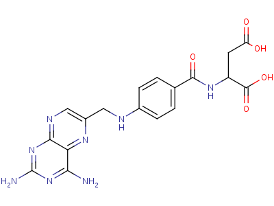 25312-31-6  N-(4-{[(2,4-diaminopteridin-6-yl)methyl]amino}benzoyl)-L-aspartic acid