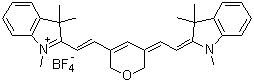 262607-24-9  1,3,3-TRIMETHYL-2-((E)-2-[5-[(Z)-2-(1,3,3-TRIMETHYL-1,3-DIHYDRO-2H-INDOL-2-YLIDENE)ETHYLIDENE]-2H-PYRAN-3(6H)-YL]ETHENYL)-3H-INDOLIUM TETRAFLUOROBORATE