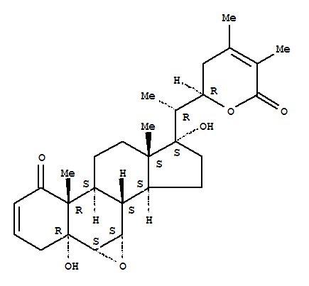 27570-38-3  (5alpha,6alpha,7alpha,22R)-5,17-dihydroxy-6,7:22,26-diepoxyergosta-2,24-diene-1,26-dione