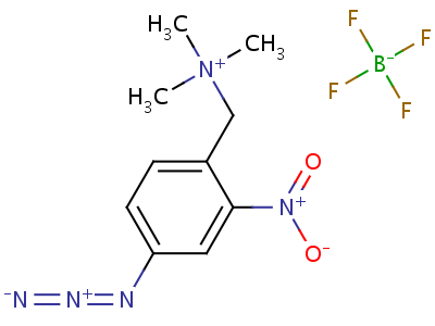 29428-29-3  (4-azido-2-nitrophenyl)-N,N,N-trimethylmethanaminium tetrafluoroborate