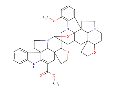 31148-60-4  (3'beta,6'alpha,7R,8beta)-O~2~',8-cyclovobtusine