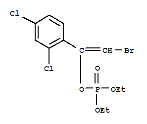33399-00-7  (E)-2-bromo-1-(2,4-dichlorophenyl)ethenyl diethyl phosphate