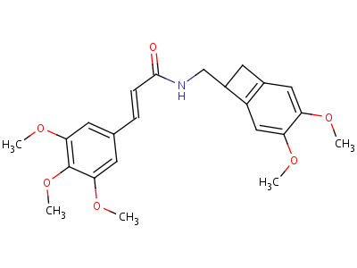 35202-57-4  (2E)-N-[(3,4-dimethoxybicyclo[4.2.0]octa-1,3,5-trien-7-yl)methyl]-3-(3,4,5-trimethoxyphenyl)prop-2-enamide