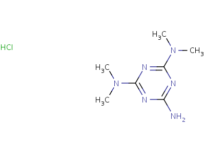 35675-23-1  N~2~,N~2~,N~4~,N~4~-tetramethyl-1,3,5-triazine-2,4,6-triamine hydrochloride (1:1)