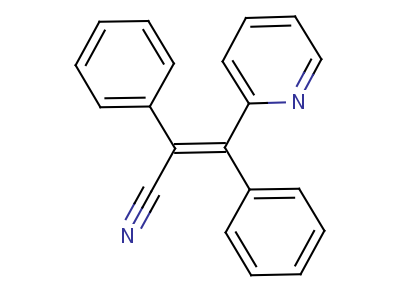 39077-64-0  (2E)-2,3-diphenyl-3-pyridin-2-ylprop-2-enenitrile