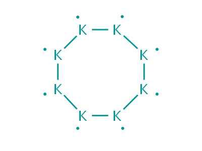 39297-80-8  Potassium,mol. (K8)
