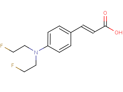 4093-13-4  (2E)-3-{4-[bis(2-fluoroethyl)amino]phenyl}prop-2-enoic acid