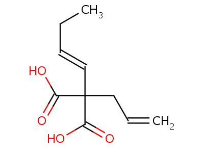 4354-96-5  (1E)-but-1-en-1-yl(prop-2-en-1-yl)propanedioic acid