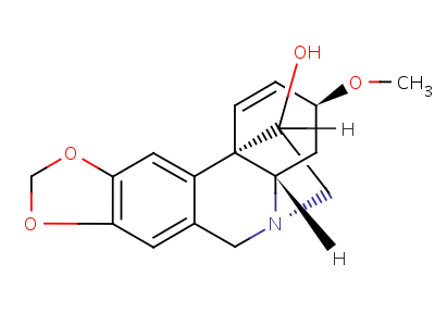 466-75-1  (3beta,11R,13beta,19alpha)-3-methoxy-1,2-didehydrocrinan-11-ol