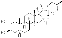 511-96-6  (2alpha,3beta,5alpha,25R)-spirostan-2,3-diol