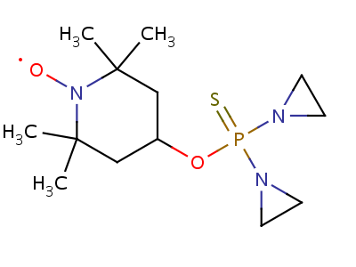 51526-59-1  (4-{[bis(aziridin-1-yl)phosphorothioyl]oxy}-2,2,6,6-tetramethylpiperidin-1-yl)oxidanyl