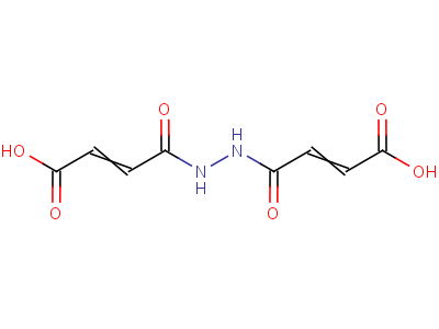15189-88-5;5343-00-0  (2E,2'E)-4,4'-hydrazine-1,2-diylbis(4-oxobut-2-enoic acid)