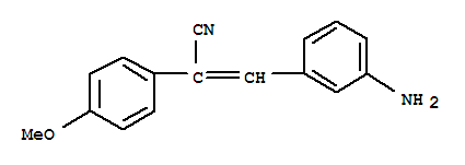 5462-59-9  (2Z)-3-(3-aminophenyl)-2-(4-methoxyphenyl)prop-2-enenitrile