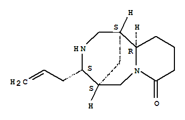 550-43-6  (1R,4S,5R,11aR)-4-prop-2-en-1-yldecahydro-8H-1,5-methanopyrido[1,2-a][1,5]diazocin-8-one