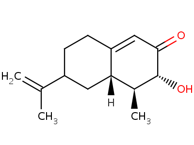 55051-94-0  (3R,4S,4aS,6R)-3-hydroxy-4-methyl-6-(prop-1-en-2-yl)-4,4a,5,6,7,8-hexahydronaphthalen-2(3H)-one