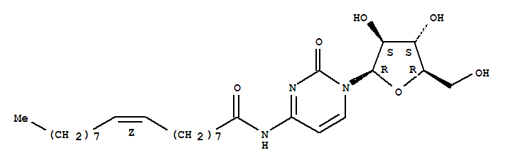 55726-49-3  1-D-arabinofuranosyl-4-[(9Z)-octadec-9-enoylamino]pyrimidin-2(1H)-one