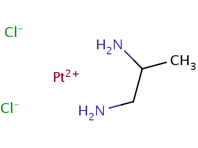 17668-31-4;33727-98-9;56298-00-1  dichloroplatinum(2+) propane-1,2-diyldiazanide