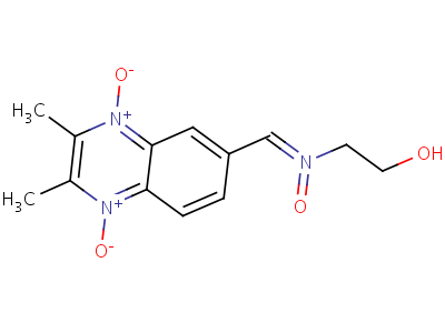 57948-20-6  6-{(Z)-[(2-hydroxyethyl)(oxido)imino]methyl}-2,3-dimethyl-1-oxoquinoxalin-1-ium-4(1H)-olate