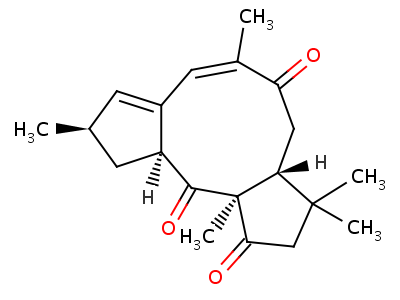 58298-76-3  (3aR,6Z,10aS,11aS)-3,3,6,9,11a-pentamethyl-2,3,3a,10,10a,11a-hexahydro-1H-dicyclopenta[a,d][9]annulene-1,5,11(4H,9H)-trione