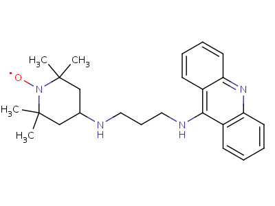 59668-66-5  (4-{[3-(acridin-9-ylamino)propyl]amino}-2,2,6,6-tetramethylpiperidin-1-yl)oxidanyl