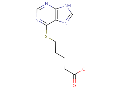 608-12-8  5-(5H-purin-6-ylsulfanyl)pentanoic acid