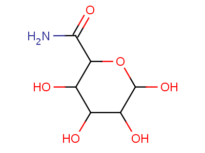 61914-43-0  (2S,3S,4R,5R,6R)-3,4,5,6-tetrahydroxytetrahydro-2H-pyran-2-carboxamide (non-preferred name)