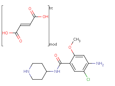 57645-49-5;63639-43-0  4-amino-5-chloro-2-methoxy-N-piperidin-4-ylbenzamide (2E)-but-2-enedioate 57645-49-5;63639-43-0  4-amino-5-chloro-2-methoxy-N-piperidin-4-ylbenzamide (2E)-but-2-enedioate