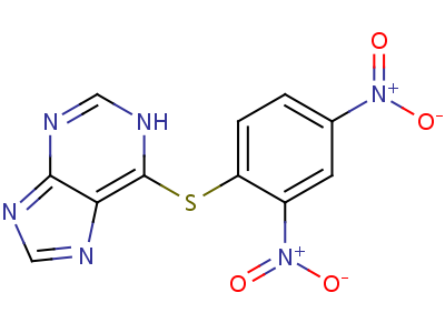 64567-56-2  6-[(2,4-dinitrophenyl)sulfanyl]-7H-purine