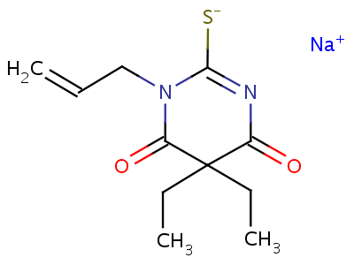 66941-61-5  5,5-diethyl-1-prop-2-en-1-yl-2-thioxodihydropyrimidine-4,6(1H,5H)-dione