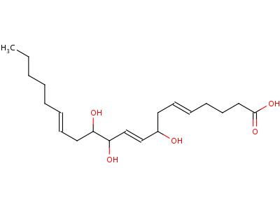 68860-46-8;96790-36-2  (5E,9E,14E)-8,11,12-trihydroxyicosa-5,9,14-trienoic acid