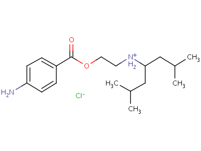 69781-32-4  2-[(2,6-dimethylheptan-4-yl)amino]ethyl 4-aminobenzoate