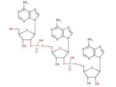 70062-83-8  [(2R,3R,4R,5R)-5-(6-amino-9H-purin-9-yl)-4-{[{[(2R,3S,4R,5R)-5-(6-amino-9H-purin-9-yl)-3,4-dihydroxytetrahydrofuran-2-yl]methoxy}(hydroxy)phosphoryl]oxy}-3-hydroxytetrahydrofuran-2-yl]methyl (2R,3R,4R,5R)-2-(6-amino-9H-purin-9-yl)-4-hydroxy-5-(hydroxymeth