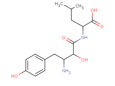 70267-76-4  N-[(2S,3R)-3-amino-2-hydroxy-4-(4-hydroxyphenyl)butanoyl]-L-leucine