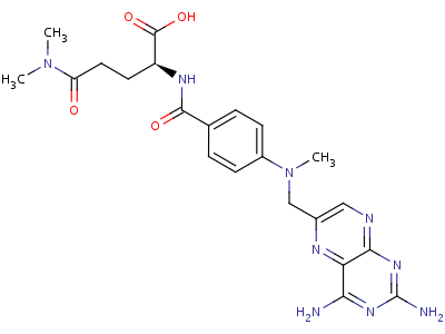71074-44-7  N~2~-(4-{[(2,4-diaminopteridin-6-yl)methyl](methyl)amino}benzoyl)-N,N-dimethylglutamine