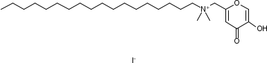 73664-11-6  N-[(5-hydroxy-4-oxo-4H-pyran-2-yl)methyl]-N,N-dimethyloctadecan-1-aminium