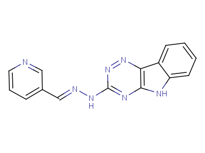 73718-28-2  3-[(2E)-2-(pyridin-3-ylmethylidene)hydrazino]-5H-[1,2,4]triazino[5,6-b]indole