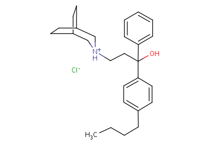 73855-70-6  3-(3-azabicyclo[3.2.2]non-3-yl)-1-(4-butylphenyl)-1-phenylpropan-1-ol