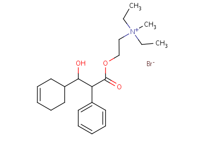 7477-35-2  2-{[3-(cyclohex-3-en-1-yl)-3-hydroxy-2-phenylpropanoyl]oxy}-N,N-diethyl-N-methylethanaminium