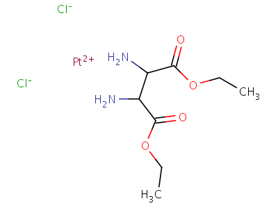 75537-89-2  dichloroplatinum(2+) (1,4-diethoxy-1,4-dioxobutane-2,3-diyl)diazanide 75537-89-2  dichloroplatinum(2+) (1,4-diethoxy-1,4-dioxobutane-2,3-diyl)diazanide