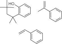 77986-14-2  Phenol, (1,1,3,3-tetramethylbutyl)-, polymer with ethenylbenzene and (1-methylethenyl)benzene 77986-14-2  Phenol, (1,1,3,3-tetramethylbutyl)-, polymer with ethenylbenzene and (1-methylethenyl)benzene