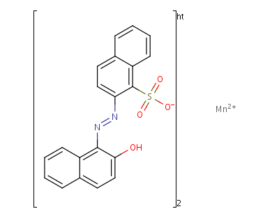 84962-02-7  Manganese, 2-[(2-hydroxy-1-naphthalenyl)azo]-1-naphthalenesulfonate complexes