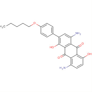 4,8-diamino-1,5-dihydroxy-2-(4-(pentyloxy)phenyl)anthracene-9,10-dione