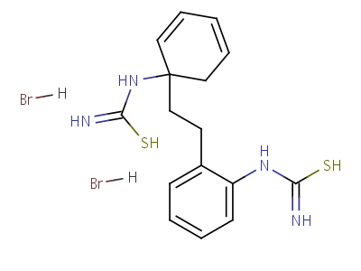 900-43-6  1-(2-{2-[1-(karbamothioylamino)sikloheksa-2,4-dien-1-il]etil}fenil)tiyoüre dihidrobromür