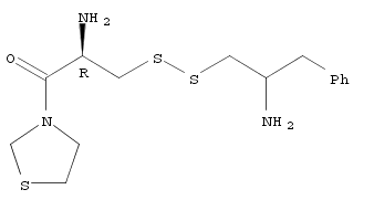 937207-64-2  (2R)-2-Amino-3-[(2-amino-3-phenylpropyl)dithio]-1-(3-thiazolidinyl)-1-propanone